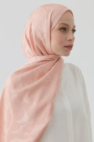 Dalgalı Nida Naturel Şal - Somon TUGBA