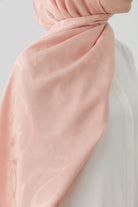 Dalgalı Nida Naturel Şal - Somon TUGBA