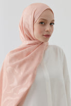 Dalgalı Nida Naturel Şal - Somon TUGBA