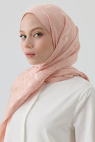 Dalgalı Nida Naturel Şal - Somon TUGBA