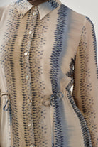 Degrade Desenli Tunik - İndigo TUGBA