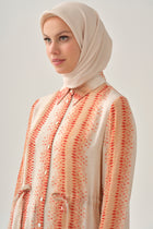 Degrade Desenli Tunik - Mercan TUGBA