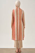 Degrade Desenli Tunik - Mercan TUGBA