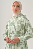 Desenli Garnili Giy-Çık - Haki TUGBA