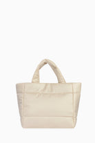 Dikdörtgen Kapitone Puffer Çanta - Taş TUGBA