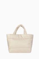 Dikdörtgen Kapitone Puffer Çanta - Taş TUGBA