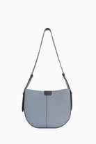 Dikey Dikiş Detaylı Çanta - İndigo TUGBA