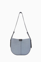 Dikey Dikiş Detaylı Çanta - İndigo TUGBA