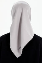 Düz Twill Eşarp - Koyu Gri TUGBA