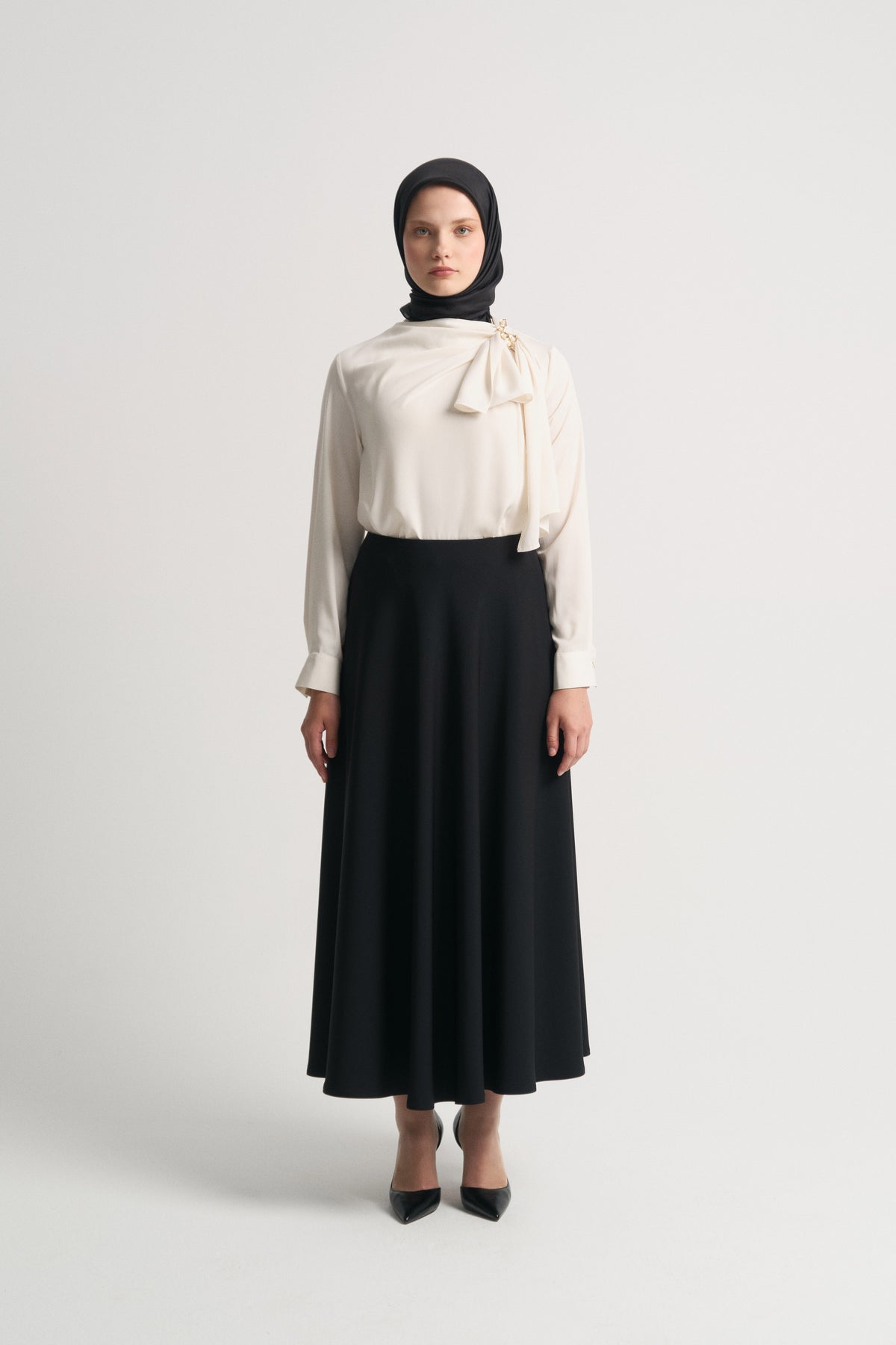 Collared Blouse - Ecru