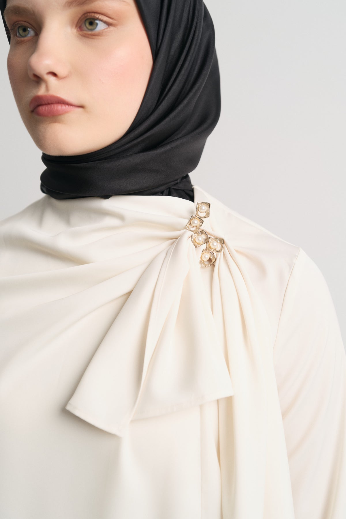 Collared Blouse - Ecru