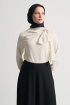 Collared Blouse - Ecru