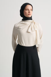 Collared Blouse - Ecru