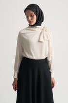 Collared Blouse - Ecru