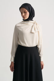 Collared Blouse - Ecru