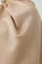 Etnik Şal Desenli Nida Naturel Şal - Bej TUGBA