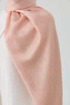 Etnik Şal Desenli Nida Naturel Şal - Somon TUGBA