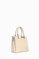 Fermuarlı Kol Çantası - Krem TUGBA