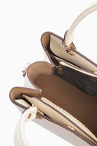 Fermuarlı Kol Çantası - Krem TUGBA