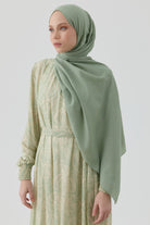 Floral Desen Pamuk Şal - Çağla TUGBA