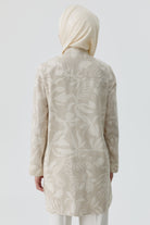 Floral Desenli Tunik - Bej TUGBA