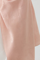 Floral Jakar Naturel Şal - Somon TUGBA