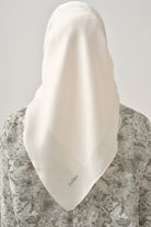 Floş Pamuk Naturel Eşarp - Ekru TUGBA