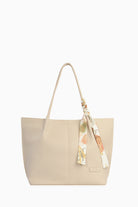 Fular Detaylı Omuz Çantası - Krem TUGBA