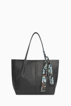 Fular Detaylı Omuz Çantası - Siyah TUGBA