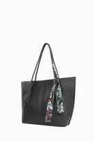 Fular Detaylı Omuz Çantası - Siyah TUGBA