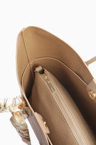 Fular Detaylı Çanta - Vizon TUGBA