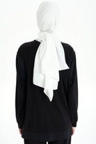 Garnili Asimetrik Sweat - Siyah TUGBA