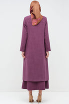 Garnili Çıtçıt Kapamalı Kap - Gül Kurusu TUGBA