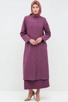 Garnili Çıtçıt Kapamalı Kap - Gül Kurusu TUGBA