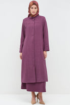 Garnili Çıtçıt Kapamalı Kap - Gül Kurusu TUGBA