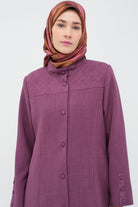 Garnili Çıtçıt Kapamalı Kap - Gül Kurusu TUGBA