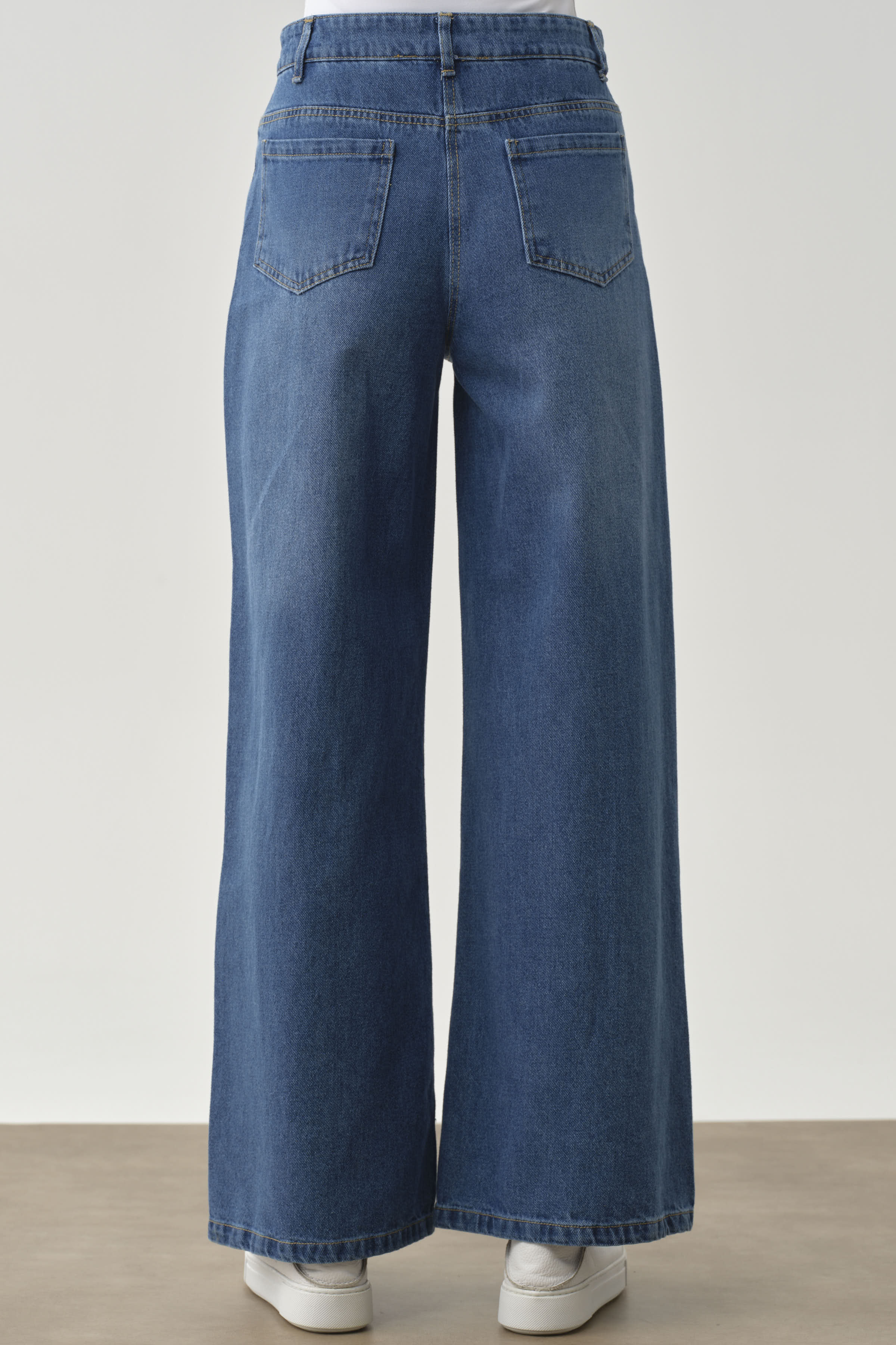 【INDIGO】Light denim wide pants Amazon.co.jp: Wide pants denim denim pants S light indigo