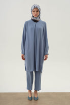 Gizli Cepli Pantolon - Açık Mavi TUGBA