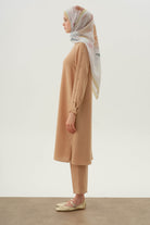 Gizli Cepli Pantolon - Bej TUGBA