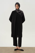 Gizli Cepli Pantolon - Siyah TUGBA