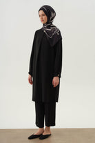 Gizli Cepli Pantolon - Siyah TUGBA