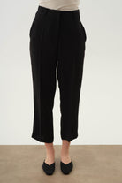 Gizli Cepli Pantolon - Siyah TUGBA