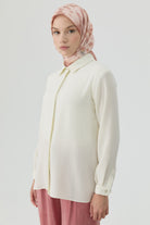 Gizli Patlı Gömlek - Ekru TUGBA