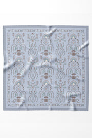 Gülşah %100 Twill İpek Eşarp - Açık Mavi TUĞBA