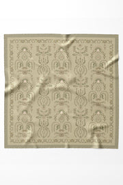 Gülşah %100 Twill İpek Eşarp - Açık Yeşil TUĞBA
