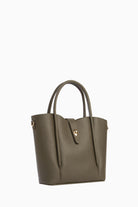 İkili Şerit Detaylı Çanta - Haki TUGBA