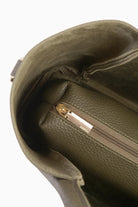 İkili Şerit Detaylı Çanta - Haki TUGBA