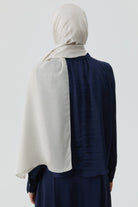 Halka Desen Janjan Jakar Şal - Gri TUGBA