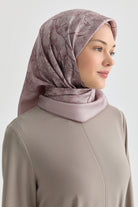 Belva Twill İpek Eşarp - Lila TUGBA