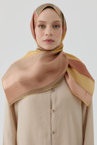 Ilgın Twill İpek Eşarp - Kiremit TUGBA